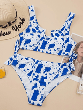 Bikini-Set mit Kuh-Print